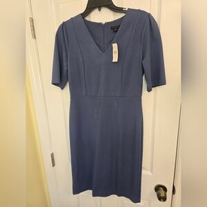 NWT Ann Taylor Blue Midi Dress Size 0